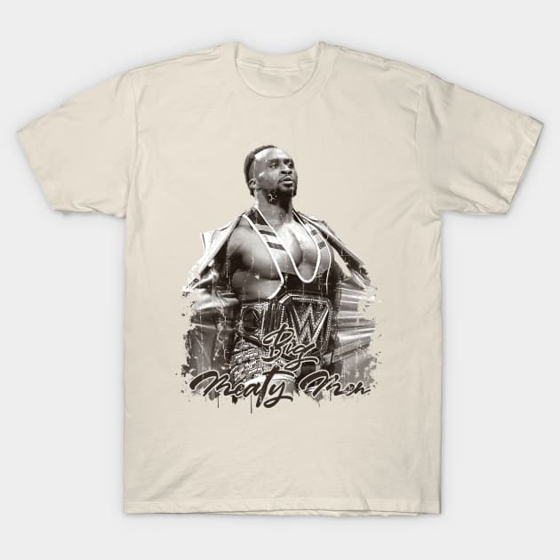 Big Meaty Men - Wrestling Lover T-Shirt by sgregory project